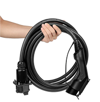 Extension Cord for Electric Vehicle Charging Stations: J1772 to J1772, 32 A, 15 Feet